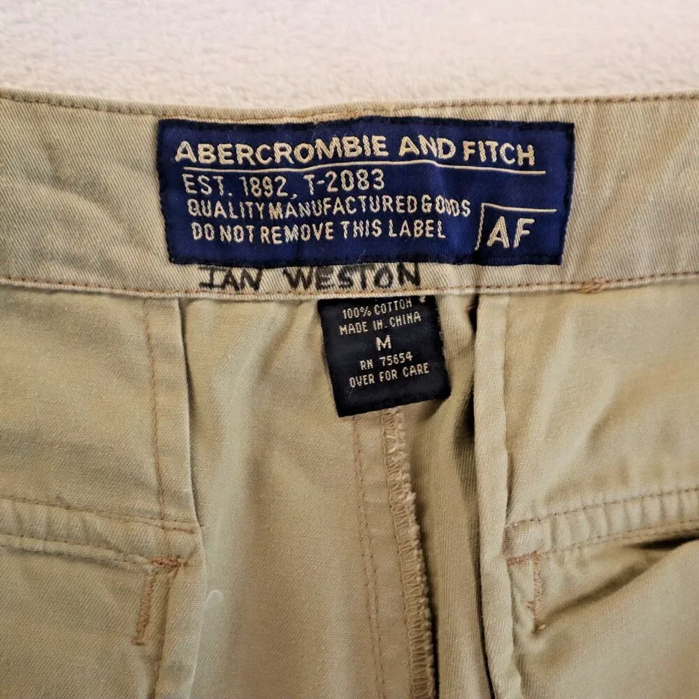 Abercrombie & Fitch Men's M Convertible Paratrooper Cargo Pants Y2K Baggy VTG - Picture 6 of 15